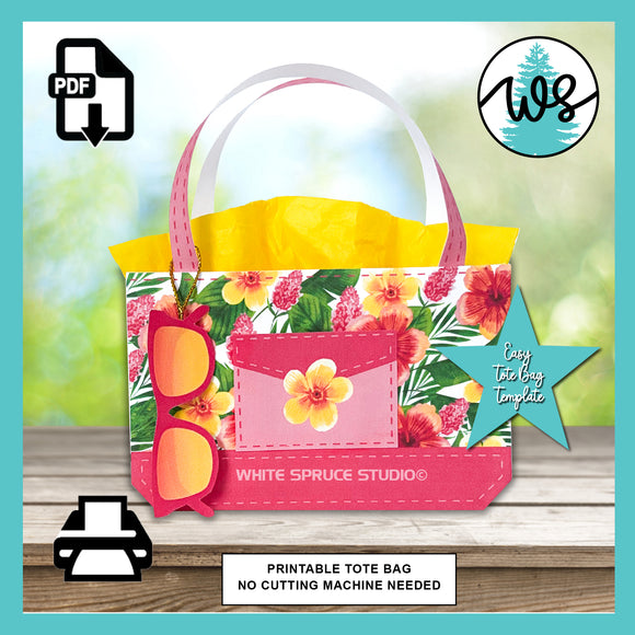 Printable Summer Tote Bag