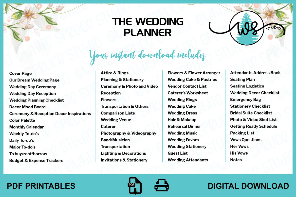 Wedding Venue Checklist Printable Pdf Wedding Planning Checklist 3.pdf