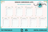 Printable Wedding Planner