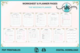 Printable Wedding Planner