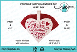 3D Printable Happy Valentine's Day Heart Treat Box
