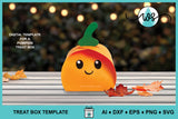 3D Halloween Pumpkin Treat Box SVG