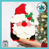 3D Paper Gift Box Santa Treat Bag