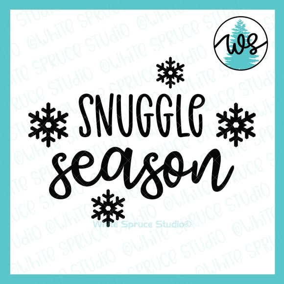 SVG Autumn Winter Quote, Snuggle Season
