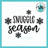 SVG Autumn Winter Quote, Snuggle Season