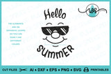 SVG Cute Summer Clipart SVG & Printable