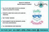 SVG Cute Summer Clipart SVG & Printable