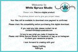 Card Template Sunflower & Butterflies Side Edge Card