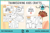 Printable Thanksgiving Crafts for Kids