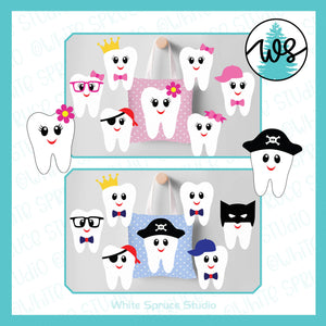SVG Tooth Fairy Tooth & Accessories