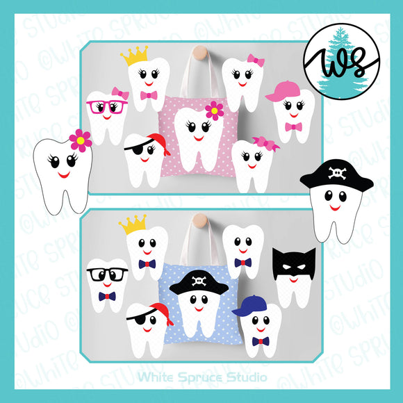 SVG Tooth Fairy Tooth & Accessories