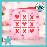 Valentine Couples Children's Love SVG Card Template Bundle