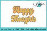 Layered Words Clip Art: Happy Birthday, Love, Smile (SVG PNG Digital Paper)