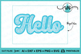 Layered Words Clip Art: Happy Birthday, Love, Smile (SVG PNG Digital Paper)