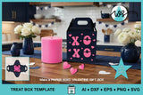 XOXO Valentine Gable Gift Treat Box Cut File