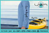 SVG Kayak Logo, Kayak Saying, Live (Heart) Kayak