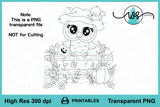 Printable Autumn Owl