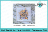 Printable Autumn Owl
