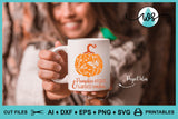 SVG Autumn Logo, Pumpkin Kisses & Harvest Wishes