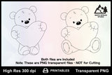 Printable Baby Bear Big Heart