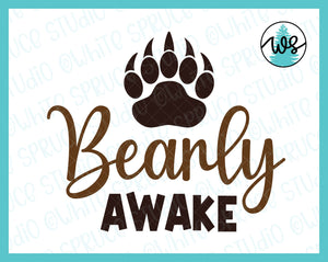 SVG Bearly Awake, Bear Claw
