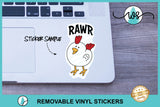 Sticker, Funny Chicken RAWR