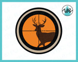 SVG Hunting Logo, Deer Hunting Target