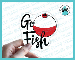 Sticker, Go Fish Bobber