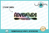 Sticker Holographic, Adventure Awaits