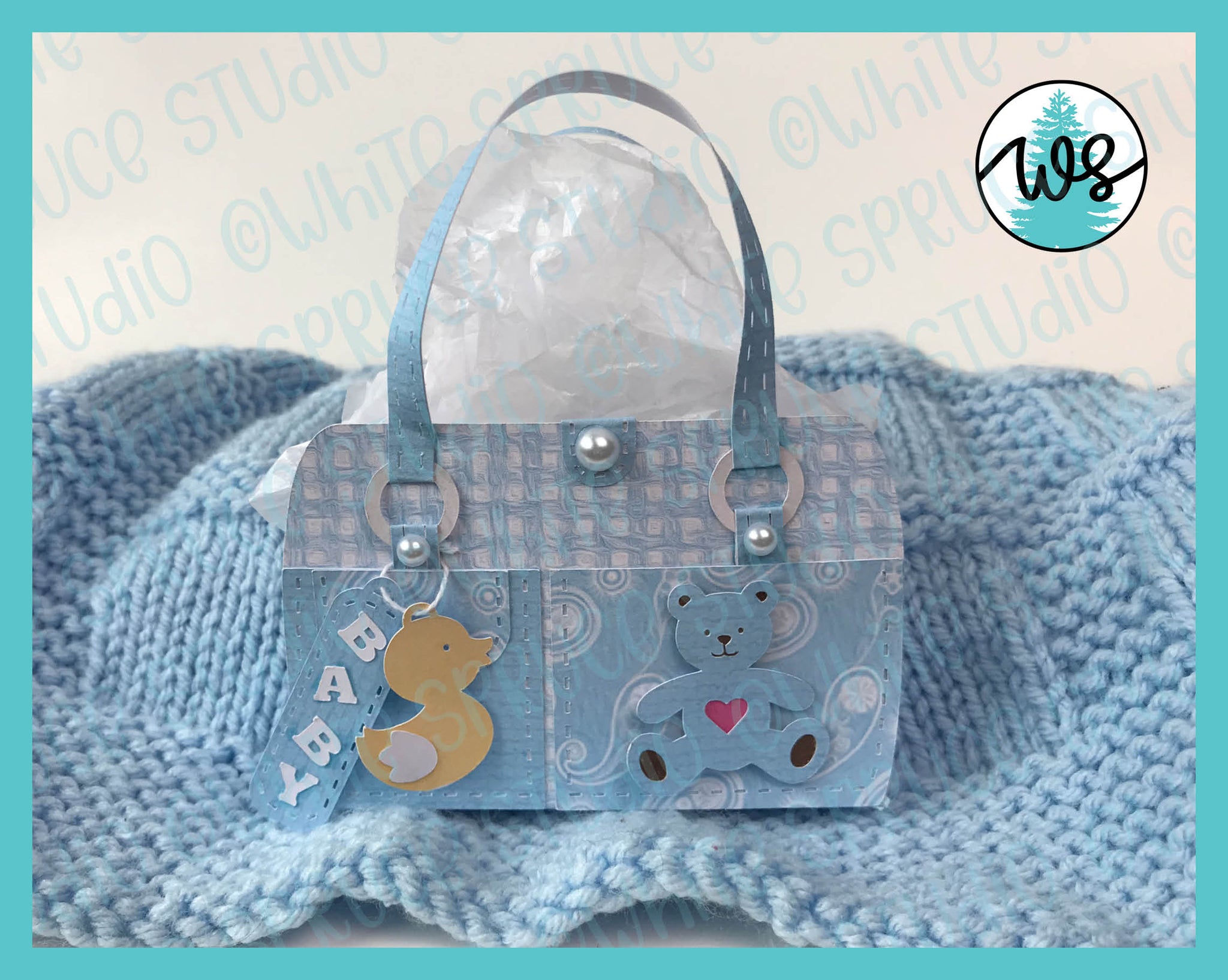 Smily Kiddos Baby Bag with Pouch - Space Theme