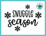 SVG Autumn Winter Quote, Snuggle Season